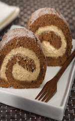 Rocambole de Chocolate com Café